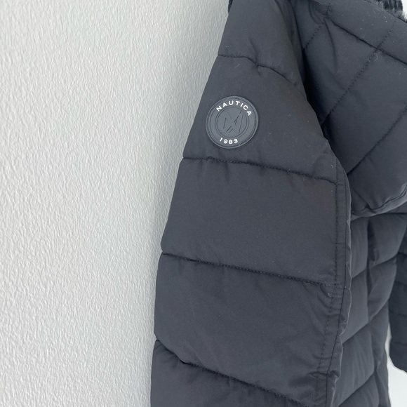 Nautica Water-Resistant Long Puffer Coat - Picture 8 of 10